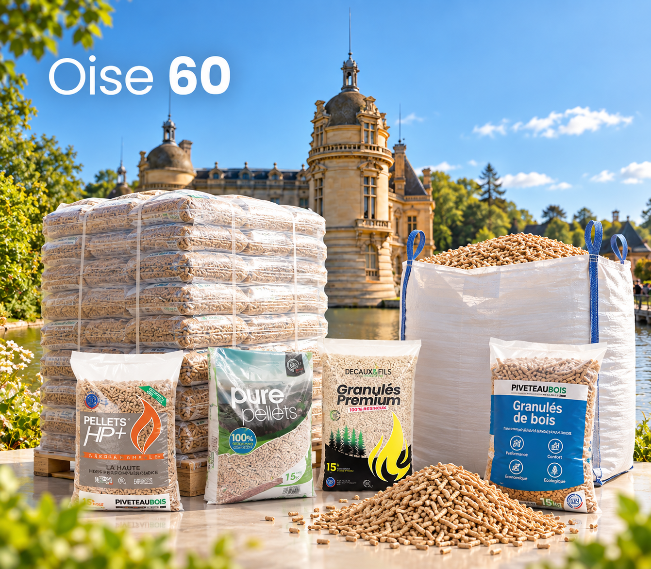 Livraison pellets dans l'Oise