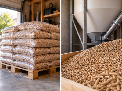 Pellets en sac ou en vrac : quelle solution choisir ?